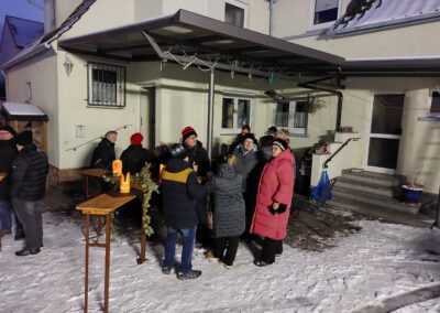1. Neujahrsempfang in Riedrode bei der Familie Standfuß