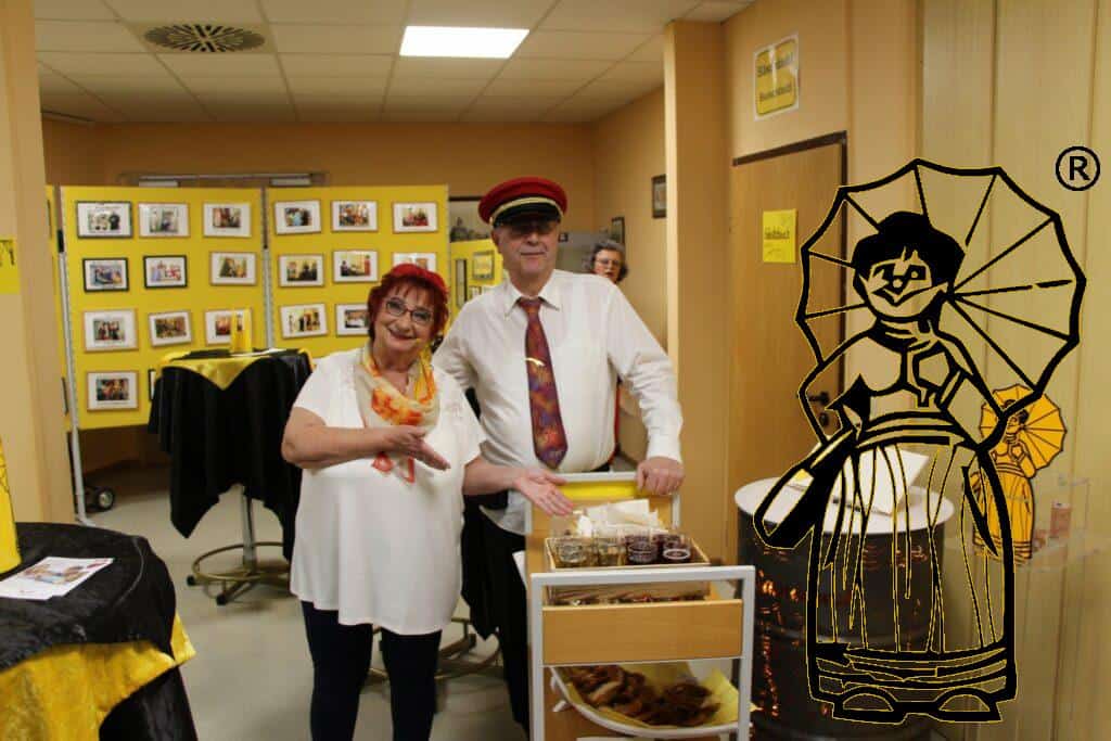 Irene und Freddy Kruschenski<br>Servicekräfte im Wagon Irene und Freddy KruschenskiServicekräfte im Wagon